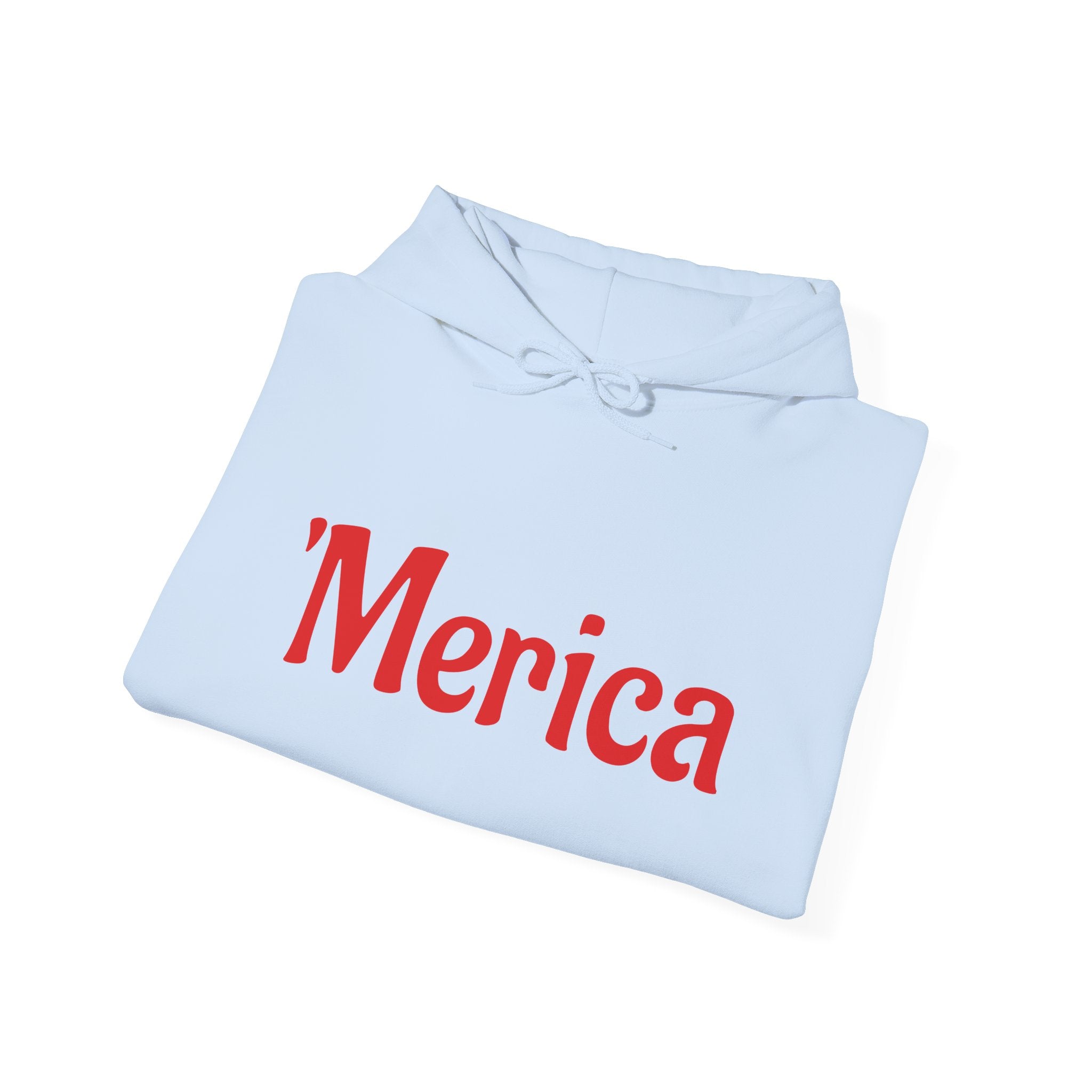 America 250 Celebration Hoodie — Patriotic Red & Blue Star Sleeve Sweatshirt