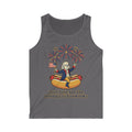 Fourth of July Hotdog Tank Top — "Just here for the hotdogs & fireworks"