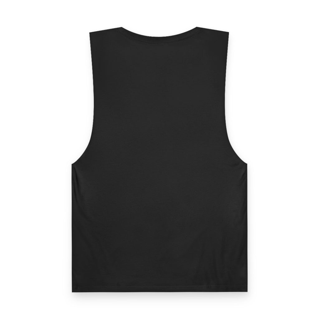 Patriotic Dino Tank Top — T-Rex Holding Firework Muscle Tee