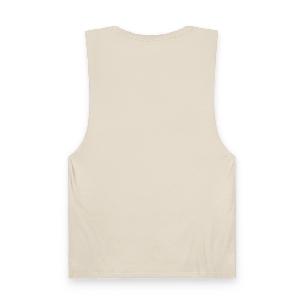 Patriotic Dino Tank Top — T-Rex Holding Firework Muscle Tee