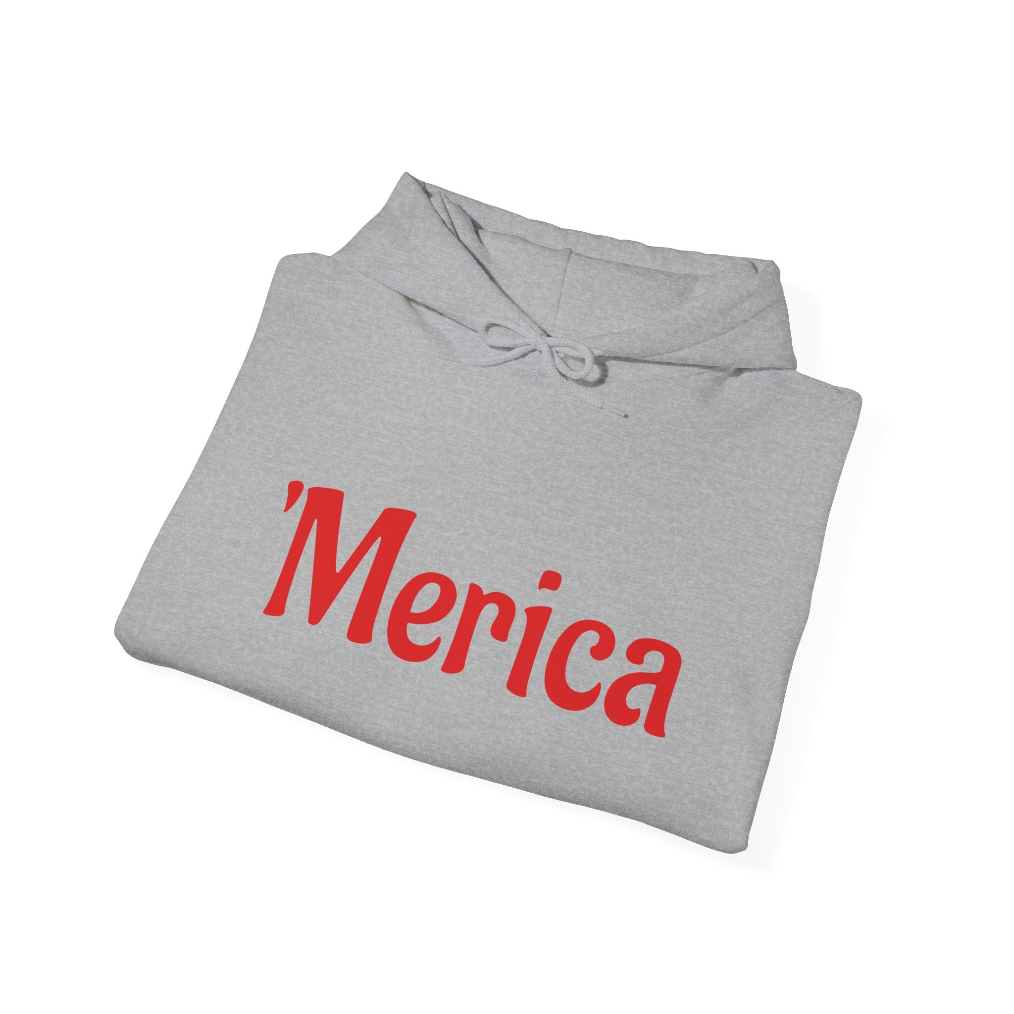 America 250 Celebration Hoodie — Patriotic Red & Blue Star Sleeve Sweatshirt